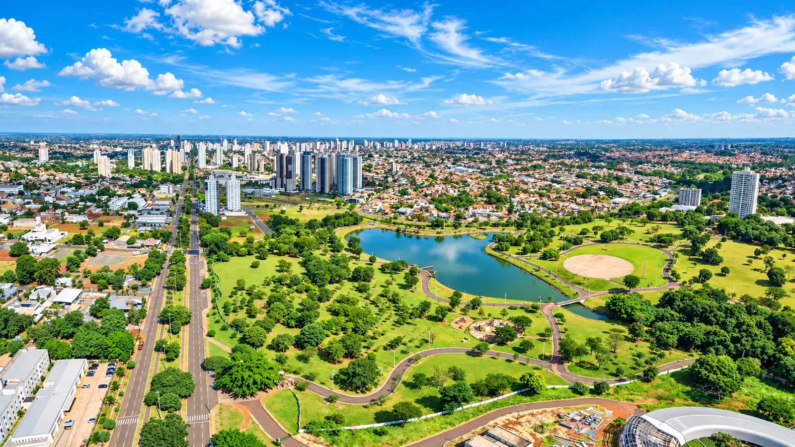 Vista aérea de Campo Grande - MS